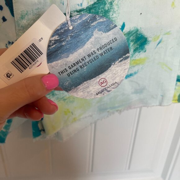 NWT AG High rise Tie Dye Alexxis Shorts - 26 - Picture 7 of 11